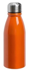 Zobrazit detaily pro Oranžová hliníková láhev 500ml s nerezovým víčkem Obrázky: Oranžová hliníková láhev 500ml s nerezovým víčkem