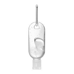 Zobrazit detaily pro Čisticí gel na ruce v lahvičce s karabinou, 30 ml Obrázky: Čisticí gel na ruce v lahvičce s karabinou, 30 ml
