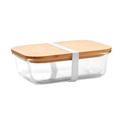 Zobrazit detaily pro Skleněný box na jídlo s bambusovým víkem Obrázky: Skleněný box na jídlo s bambusovým víkem