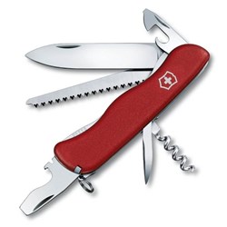 Zobrazit detaily pro Kapesní nůž VICTORINOX FORESTER červený Obrázky: Kapesní nůž VICTORINOX FORESTER červený