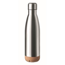 Zobrazit detaily pro Stříbrná láhev s dvojitou stěnou 500 ml Obrázky: Stříbrná láhev s dvojitou stěnou 500 ml