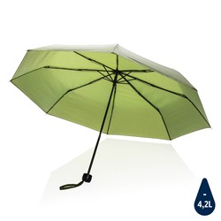 Zobrazit detaily pro Zelený manuální deštník ze 190T rPET AWARE™ Obrázky: Zelený manuální deštník ze 190T rPET AWARE™