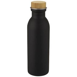 Zobrazit detaily pro Sportovní lahev z nerezové oceli 650 ml, černá Obrázky: Sportovní lahev z nerezové oceli 650 ml, černá