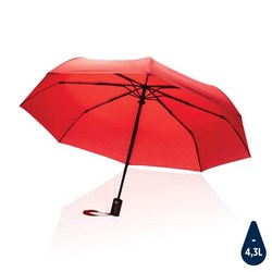 Zobrazit detaily pro Červený rPET deštník - automatické otevírání/zavírání Obrázky: Červený rPET deštník - automatické otevírání/zavírání