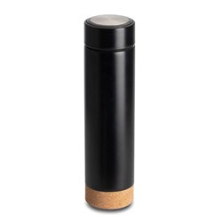Zobrazit detaily pro Černá termoska 450 ml v kombinaci s korkem Obrázky: Černá termoska 450 ml v kombinaci s korkem