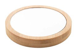 Zobrazit detaily pro Kulaté kapesní bambusové zrcátko Obrázky: Kulaté kapesní bambusové zrcátko