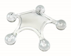 Zobrazit detaily pro Transparentní masážní hvězdice s pěti kuličkami Obrázky: Transparentní masážní hvězdice s pěti kuličkami