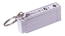 Zobrazit detaily pro Bílo šedý skládací půlmetr s přívěskem, 0,5 m Obrázky: Bílo šedý skládací půlmetr s přívěskem, 0,5 m