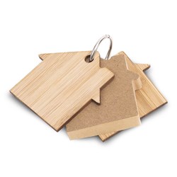 Zobrazit detaily pro Přívěsek z bambusu a bloček na poznámky v jednom Obrázky: Přívěsek z bambusu a bloček na poznámky v jednom