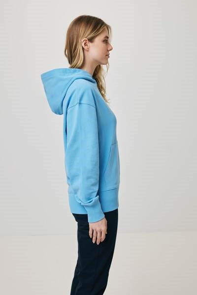 Obrázky: Mikina Yoho s kapucí, recykl. bavlna, modrá XS, Obrázek 8