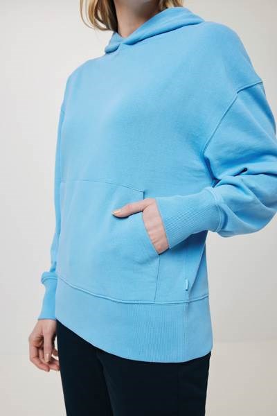 Obrázky: Mikina Yoho s kapucí, recykl. bavlna, modrá XS, Obrázek 18