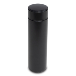 Zobrazit detaily pro Černá termoska 420 ml s teploměrem Obrázky: Černá termoska 420 ml s teploměrem