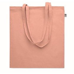 Zobrazit detaily pro Nákupní taška z bio bavlny, 180g, oranžová Obrázky: Nákupní taška z bio bavlny, 180g, oranžová