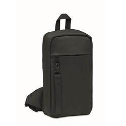 Zobrazit detaily pro Černý crossbody batoh z RPET Obrázky: Černý crossbody batoh z RPET