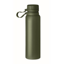 Zobrazit detaily pro Dvoustěnná nerez láhev 780 ml s poutkem, tm. zelená Obrázky: Dvoustěnná nerez láhev 780 ml s poutkem, tm. zelená