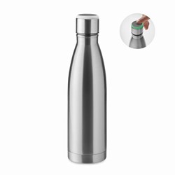 Zobrazit detaily pro Nerez láhev s dvojitou stěnou 0,5l, připomínač pití Obrázky: Nerez láhev s dvojitou stěnou 0,5l, připomínač pití