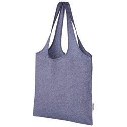 Obrázky: Nákupní taška z rec. bavlny 150 g, modrá