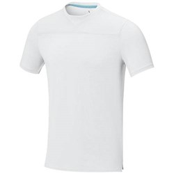 Obrázky: Pánské tričko cool fit ELEVATE Borax, bílé, 3XL