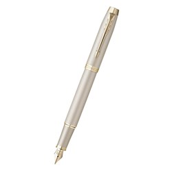 Zobrazit detaily pro PARKER IM Monochrome Champagne, plnicí pero, hrot M Obrázky: PARKER IM Monochrome Champagne, plnicí pero, hrot M