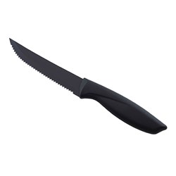 Zobrazit detaily pro Černý steakový nůž s černou čepelí Obrázky: Černý steakový nůž s černou čepelí
