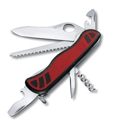 Zobrazit detaily pro Červený kapesní nůž VICTORINOX Forester M Grip Obrázky: Červený kapesní nůž VICTORINOX Forester M Grip