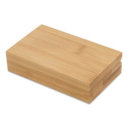 Zobrazit detaily pro Dvoudílná sada na víno v bambusové krabici Obrázky: Dvoudílná sada na víno v bambusové krabici