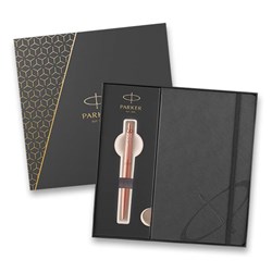 Zobrazit detaily pro KP PARKER Jotter XL Pink Gold PGT+ šedý zápisník Obrázky: KP PARKER Jotter XL Pink Gold PGT+ šedý zápisník