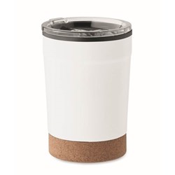 Zobrazit detaily pro Bílý dvoustěnný hrnek 300 ml s posuvným otvorem Obrázky: Bílý dvoustěnný hrnek 300 ml s posuvným otvorem