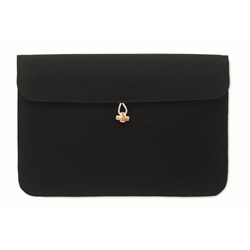 Zobrazit detaily pro Černé pouzdro na notebook z bavlny 220 g/m² Obrázky: Černé pouzdro na notebook z bavlny 220 g/m²