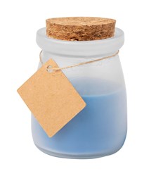 Zobrazit detaily pro Modrá svíčka ve skle - vůně oceánu, korkové víčko Obrázky: Modrá svíčka ve skle - vůně oceánu, korkové víčko