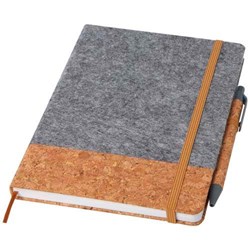 Zobrazit detaily pro Linkovaný blok A5 kombinace recykl. plsť a korek Obrázky: Linkovaný blok A5 kombinace recykl. plsť a korek