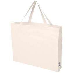 Zobrazit detaily pro Velká nákupní taška, rec.bavlna, 220 g/m², přírodní Obrázky: Velká nákupní taška, rec.bavlna, 220 g/m², přírodní