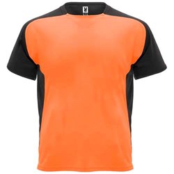 Zobrazit detaily pro Dětské sport. triko, 140g, oranž.-černé, vel. 16 Obrázky: Dětské sport. triko, 140g, oranž.-černé, vel. 16