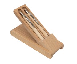 Zobrazit detaily pro Sada kuličkového pera a mikrotužky v dřevěném boxu Obrázky: Sada kuličkového pera a mikrotužky v dřevěném boxu