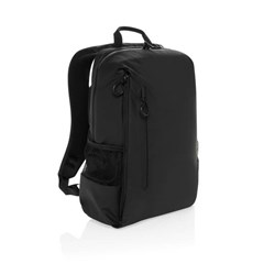Zobrazit detaily pro Voděodolný batoh na 15,6" ntb z RPET AWARE, černý Obrázky: Voděodolný batoh na 15,6" ntb z RPET AWARE, černý