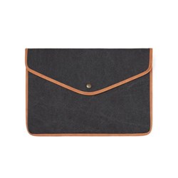 Zobrazit detaily pro Plátěný polstrovaný obal na 16" notebook, černá Obrázky: Plátěný polstrovaný obal na 16" notebook, černá