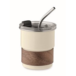 Zobrazit detaily pro Jednostěnný pohárek 260 ml z rec.nerezu, béžový Obrázky: Jednostěnný pohárek 260 ml z rec.nerezu, béžový