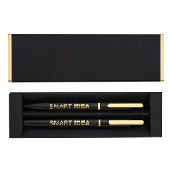 Zobrazit detaily pro Zlatá kovová psací sada kulič. pera a rolleru Obrázky: Zlatá kovová psací sada kulič. pera a rolleru