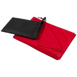 Zobrazit detaily pro RPET sport. ručník 50×100cm v netk. obalu, červená Obrázky: RPET sport. ručník 50×100cm v netk. obalu, červená