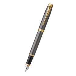 Zobrazit detaily pro PARKER IM Core Grey GT, plnicí pero F Obrázky: PARKER IM Core Grey GT, plnicí pero F
