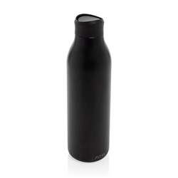 Zobrazit detaily pro Černá láhev na vodu 600ml z recykl. nerez oceli Obrázky: Černá láhev na vodu 600ml z recykl. nerez oceli