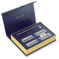 Zobrazit detaily pro PP + KP WATERMAN Allure Chrome CT + DUO box Obrázky: PP + KP WATERMAN Allure Chrome CT + DUO box